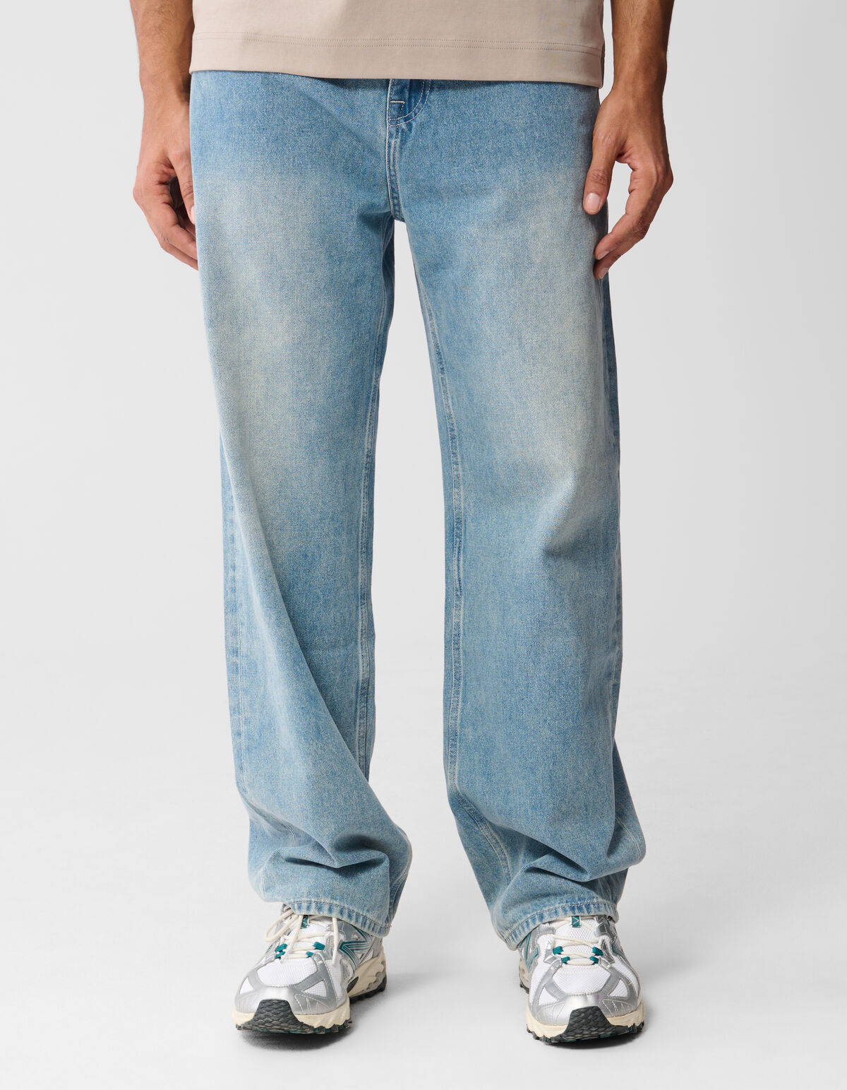 Baggy Fit Jeans Mediumstone L34