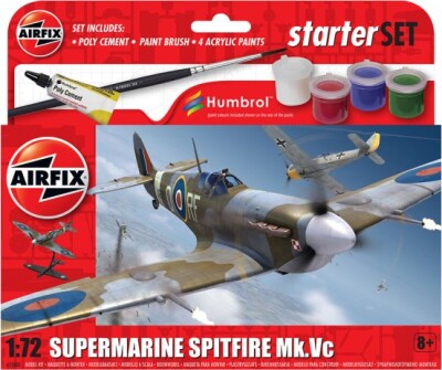 Airfix - Supermarine Spitfire Mk.Vc Fly Byggesæt - 1:72 - A55001