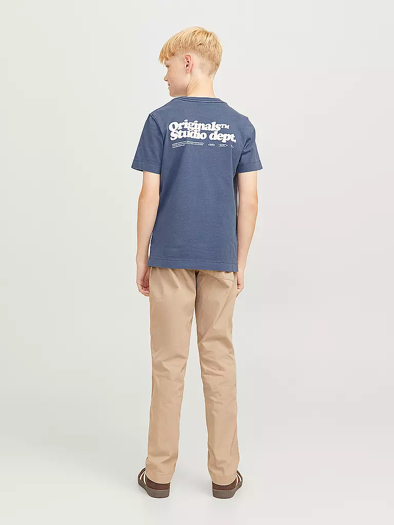 JACK & JONES Jungen T-Shirt  JORVERMONT blau