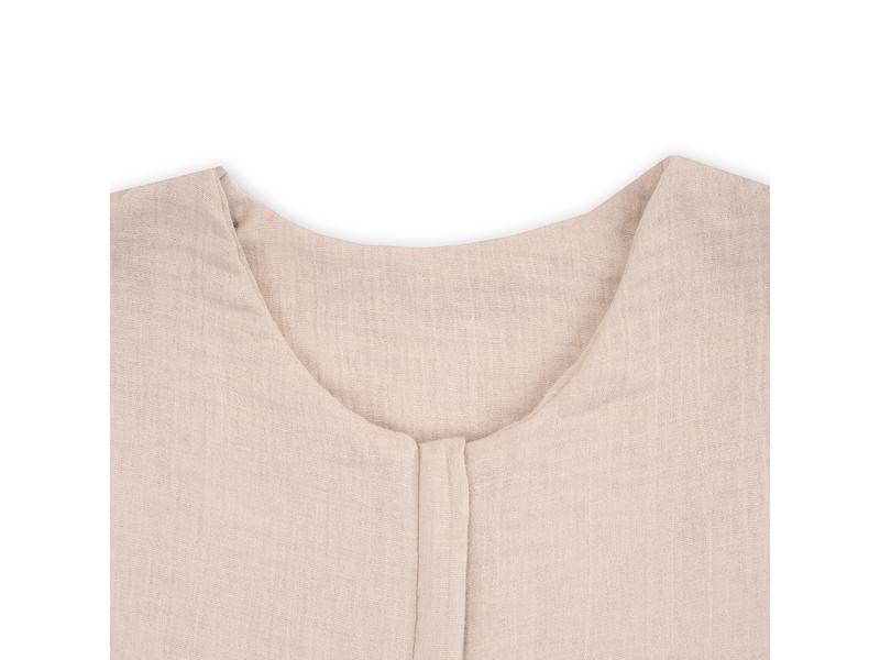Julius Zöllner Baby-Sommerschlafsack Jumper Musselin Sand 8 Schlafoverall Jumper mit Reissverschluss