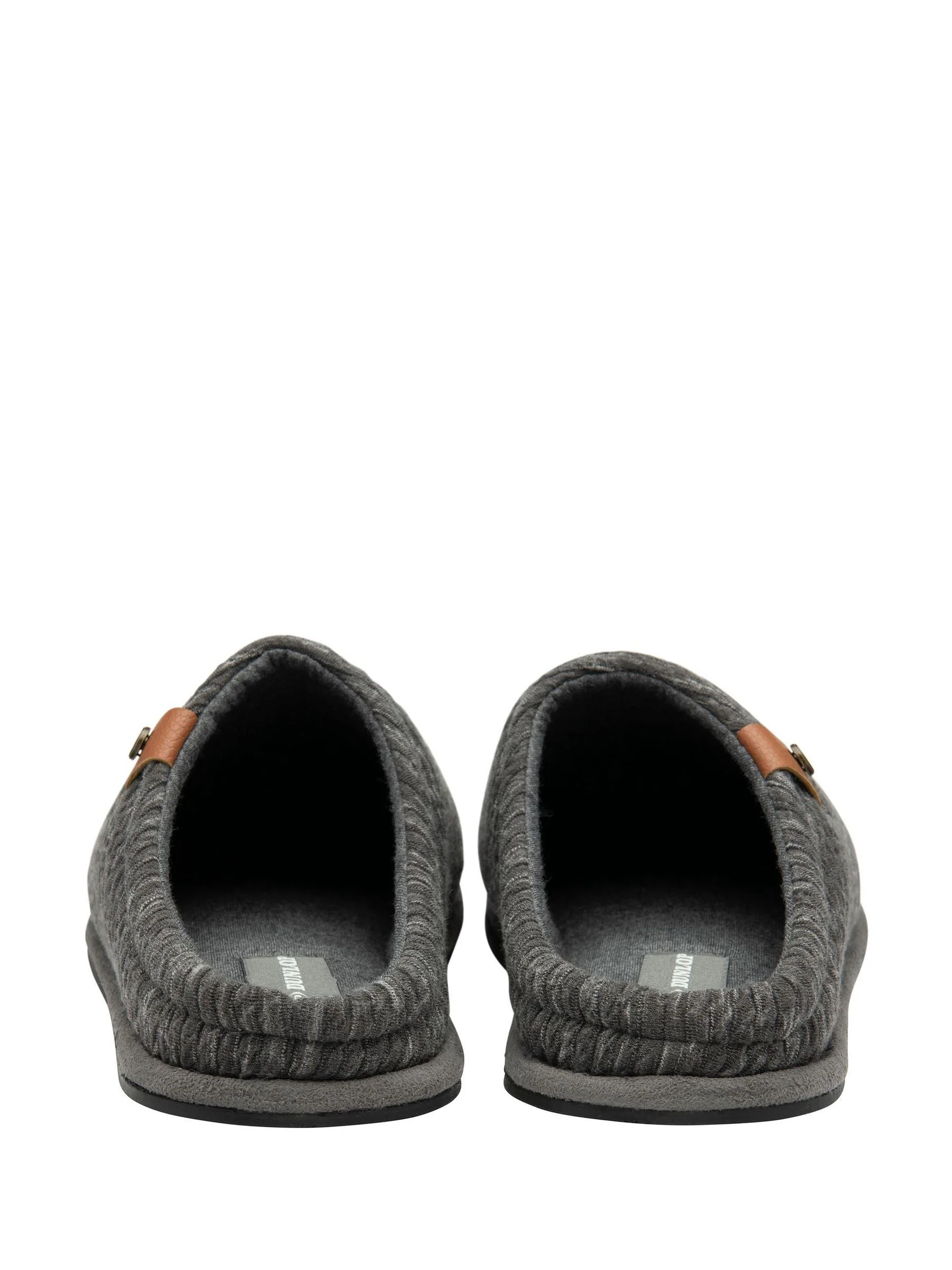 Grijs - Dunlop Drop In Mule Slippers