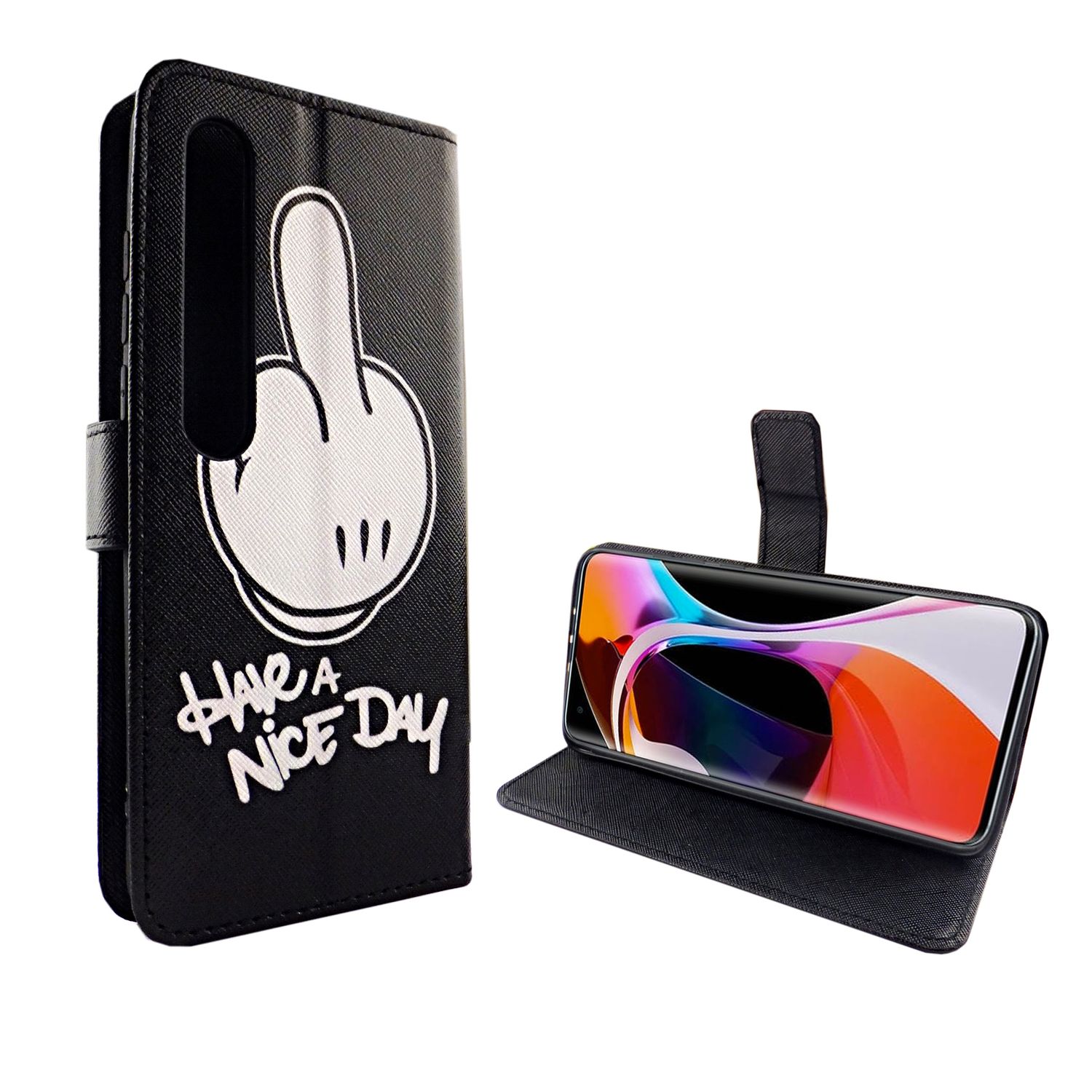 Handyhülle für Xiaomi Mi 10 Case Cover Schutztasche Schutzhülle Bookstyle Neu