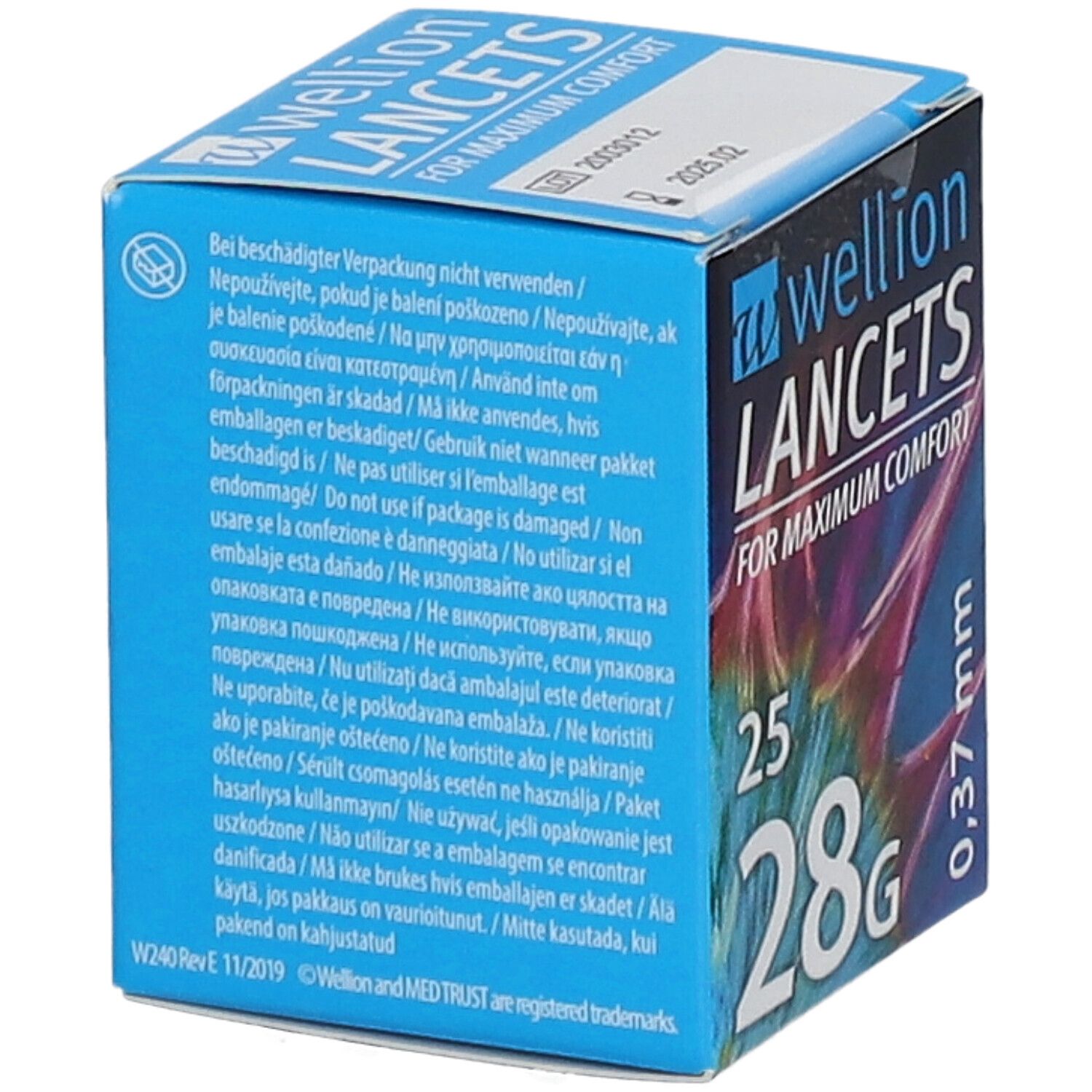 Wellion® Lanzetten 28 g 0,37 mm
