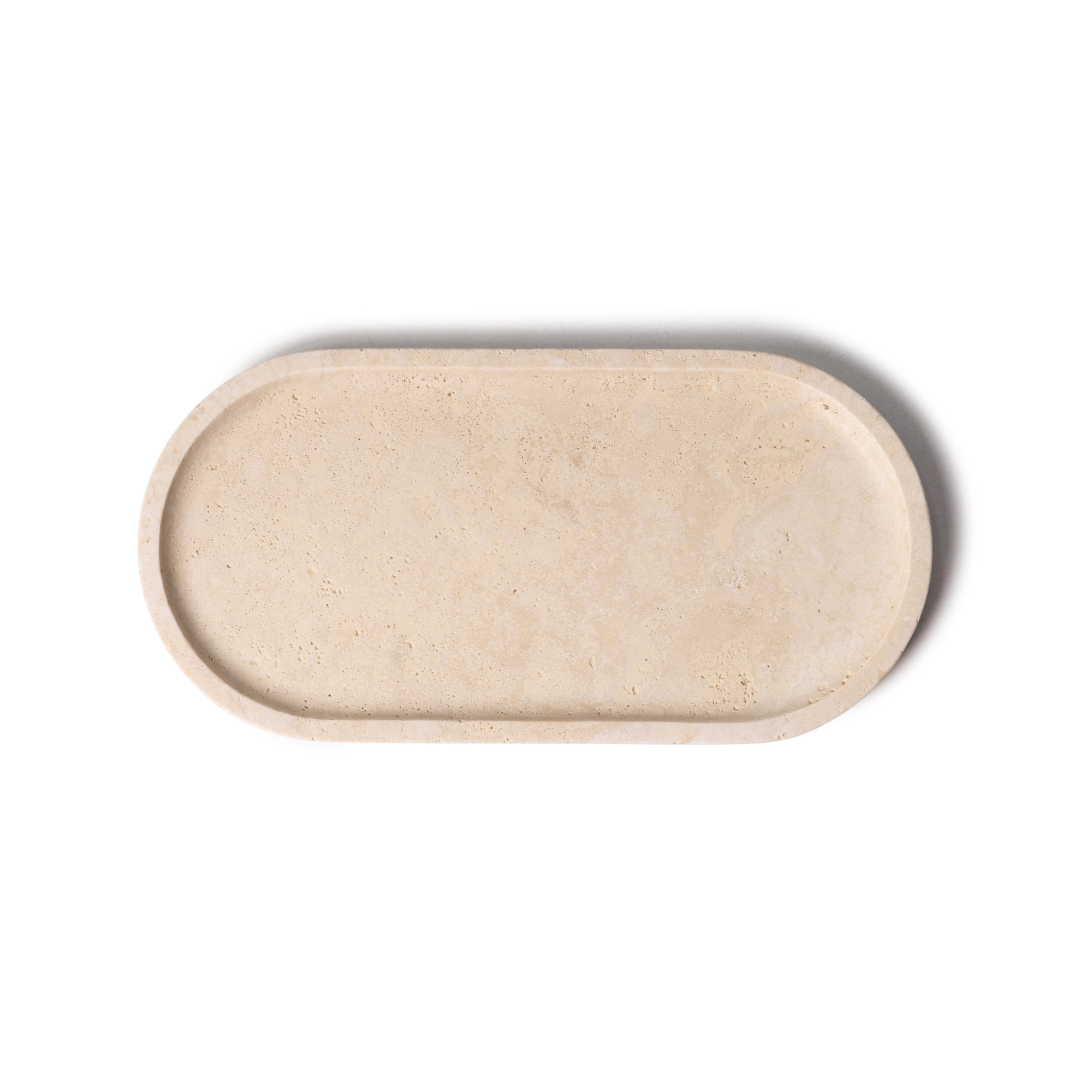 Dienblad Travertine ovaal 30x15cm