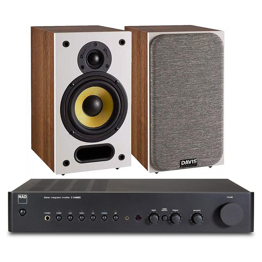 NAD C 316BEE V2 + Davis Acoustics Ariane 1 Noyer