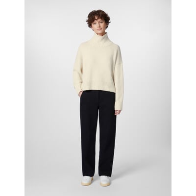 Damenpullover Oversized, Creme