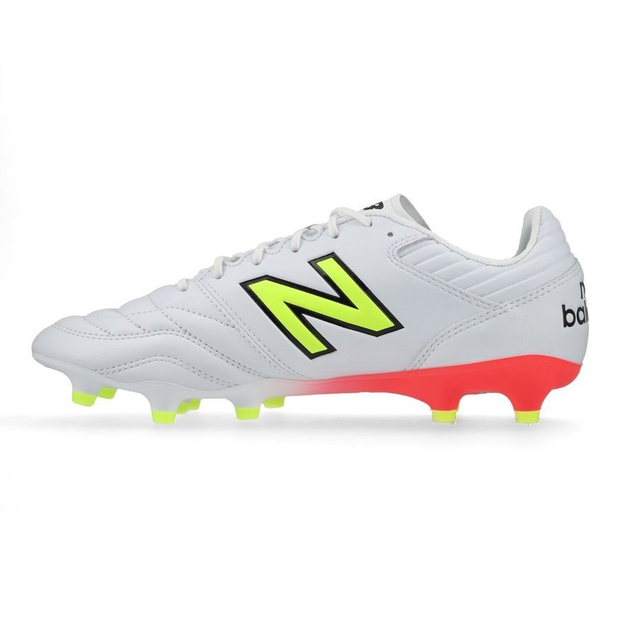 New Balance 442 V2 Pro FG Flash Point - Blanc/Vert/Noir