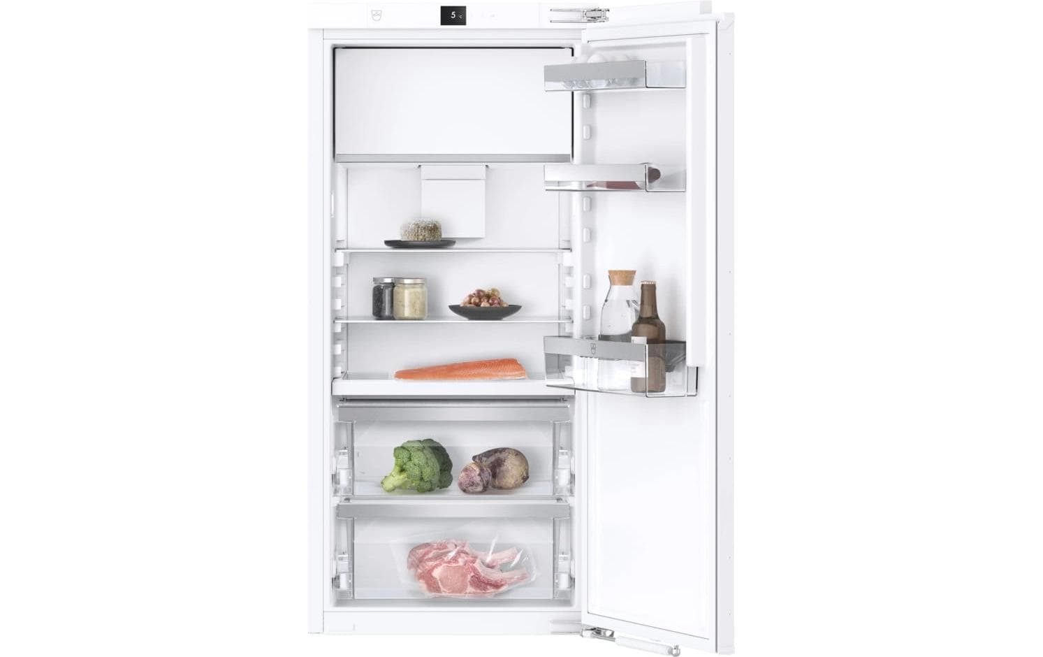 Einbaukühlschrank Cooler V2000 122KG Rechts<br>Einbau-Kühlschrank mit Gefrierfach