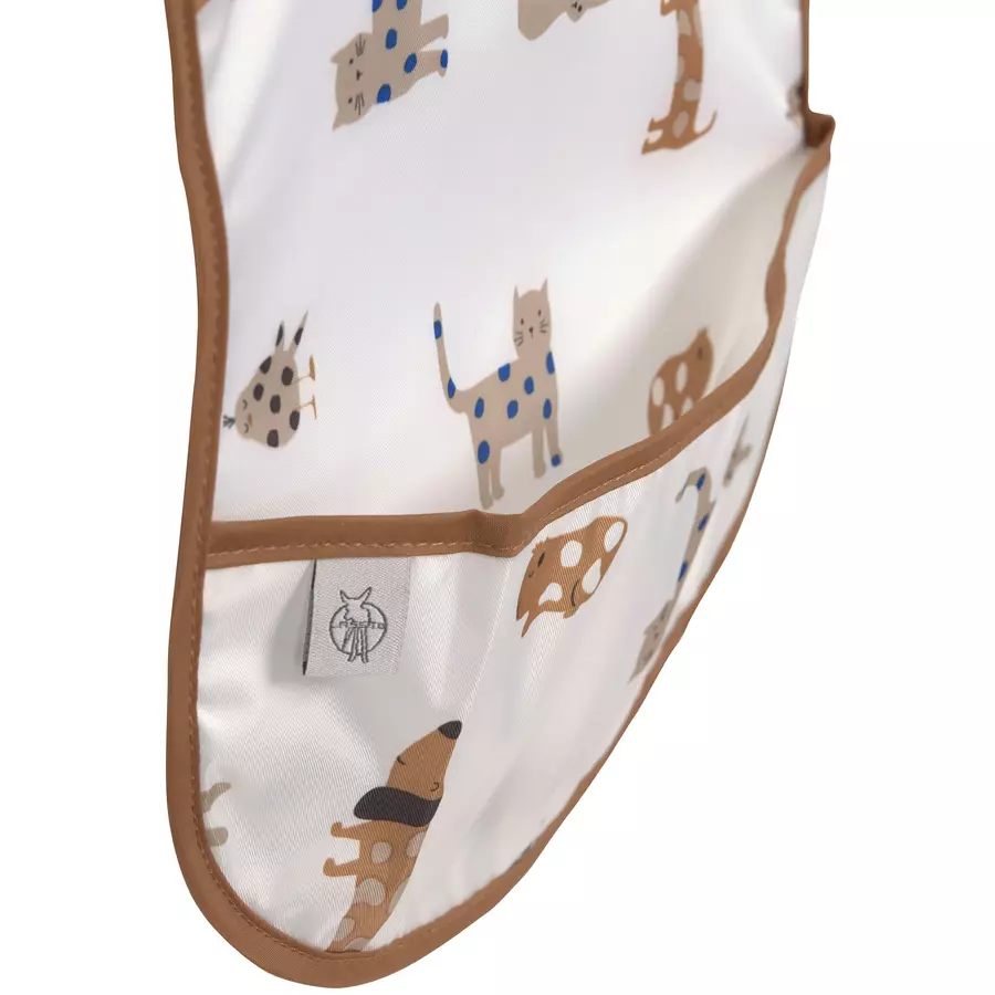 Lässig Lätzchen mit Auffangschutz 2er Pack Little Mateys Royal Blau