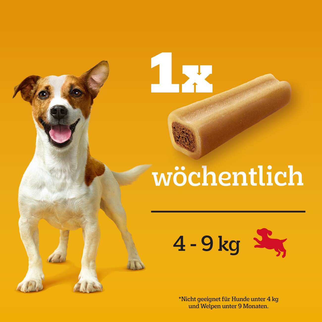 Pedigree Jumbone Riesenknochen Mini mit Rind und Geflügel 8x4 Stück
