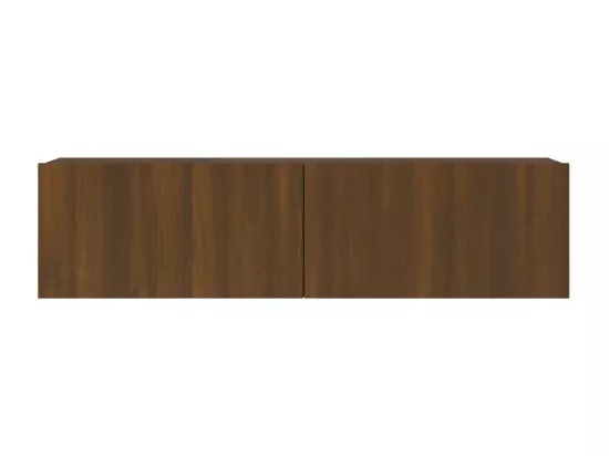 Armoire murale TV Chêne marron 120x30x30 cm Bois d'ingénierie