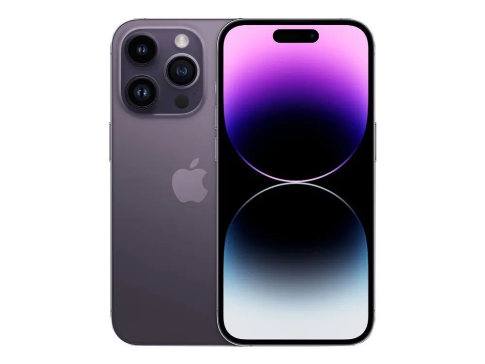 [OUTLET] - Apple iPhone 14 Pro - 5G smartphone - dual-SIM / Intern hukommelse 128 GB - OLED-skærm - 6.1
