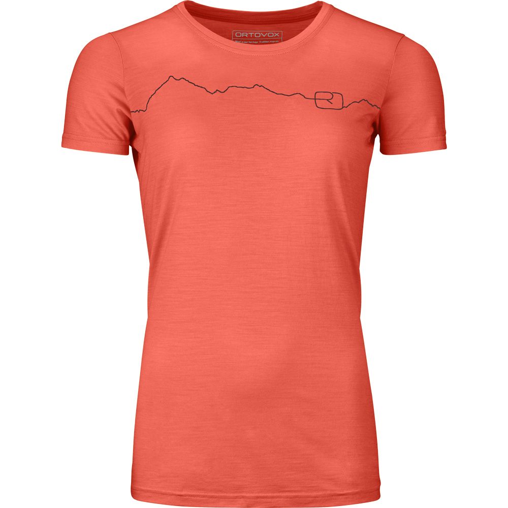 ORTOVOX 150 Cool Mountain T-Shirt Damen coral