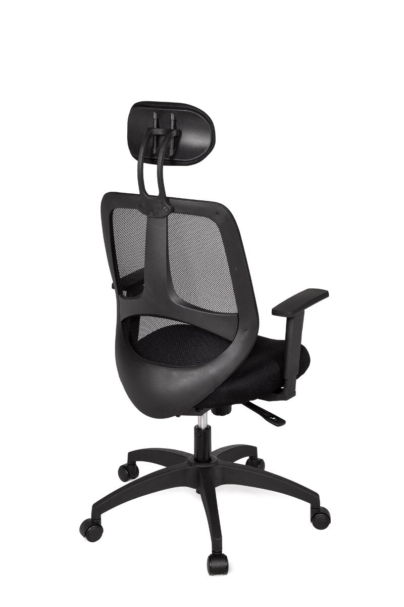 KADIMA DESIGN Ergonomischer Bürostuhl: Synchronmechanik, hochwertige Polsterung, höhenverstellbare Armlehnen, 120 kg Belastbarkeit.