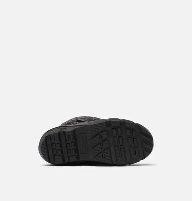 Sorel Childrens Flurry Print Vintersko, Black