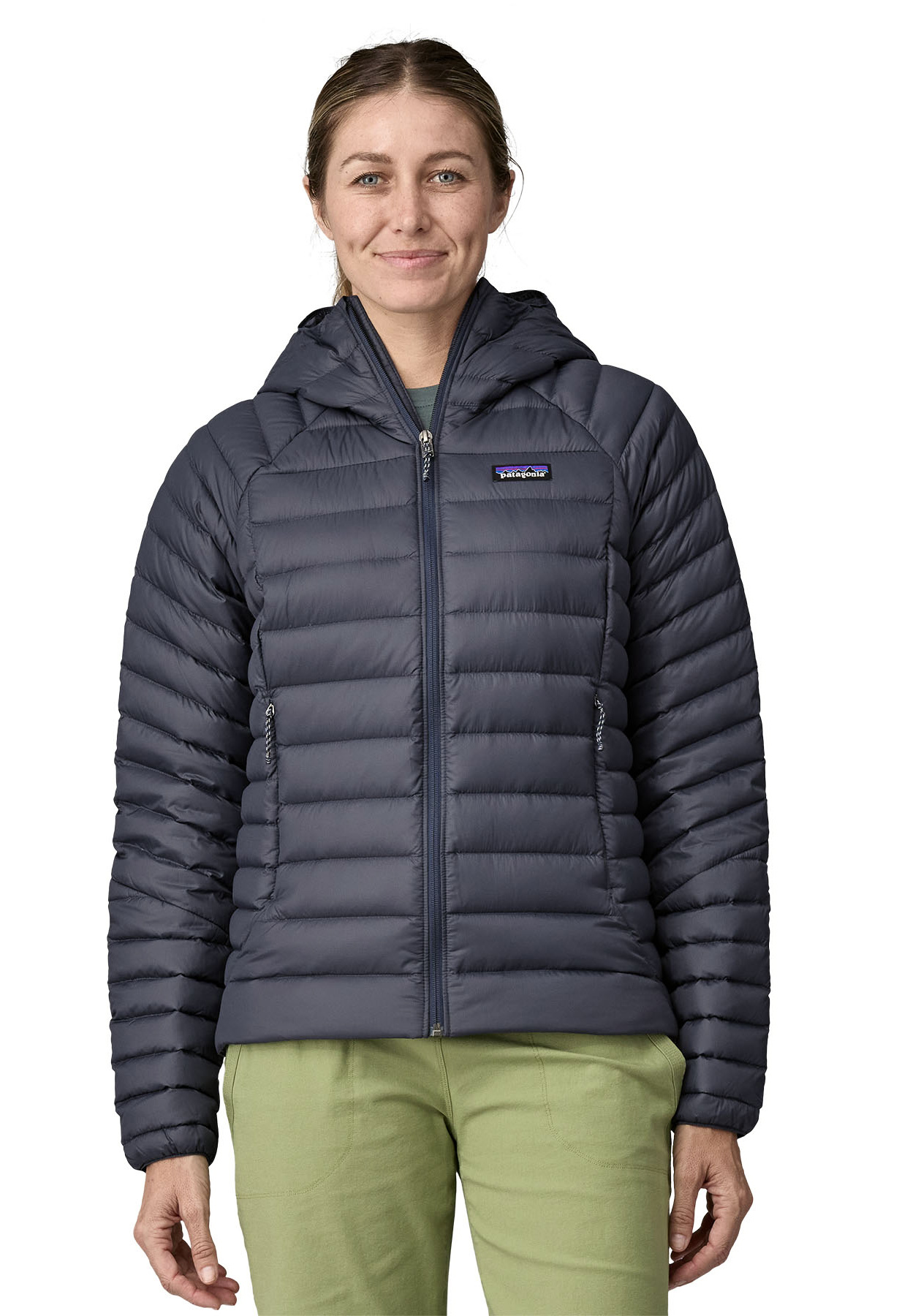 Patagonia Daunenjacke W's Down Sweater Hoody Smolder Blue