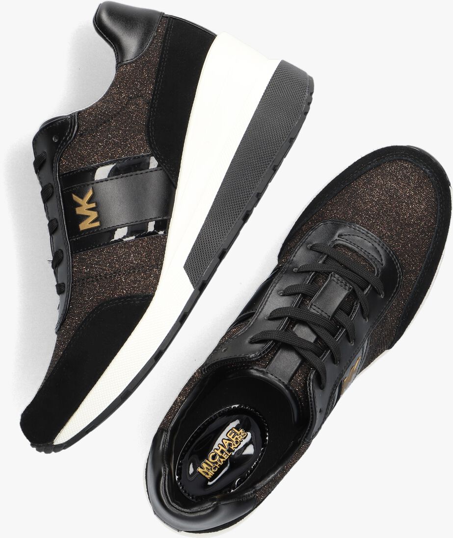 MICHAEL KORS zwarte michael kors lage sneakers mabel trainer