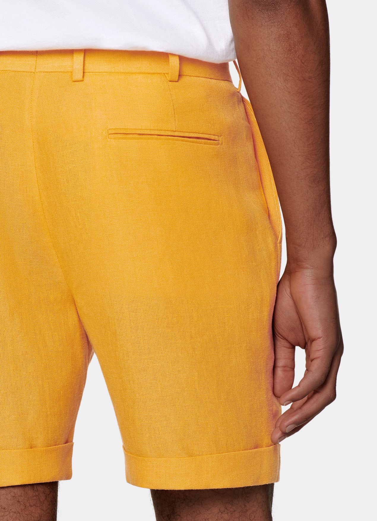 Short Slim Leg jaune