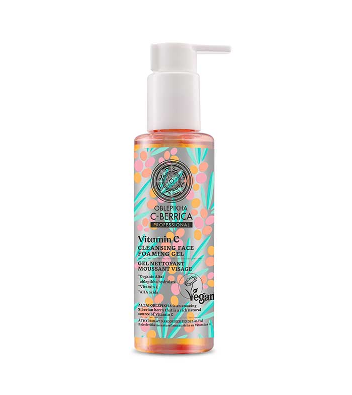 Natura Siberica - *Oblepikha C-Berrica* - Gel de limpeza facial espumante