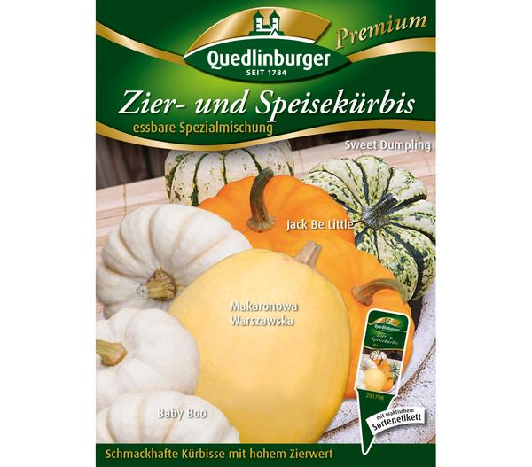 Quedlinburger Zier- und Speisekürbis 'essbare