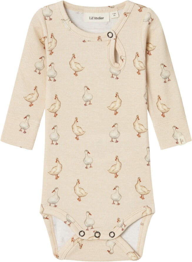 Lil' Atelier NBFGAVO ELI LS SLIM BODY LIL Sand dollar