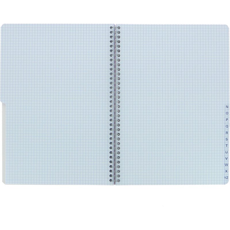 Répertoire Oxford Color Life A4 petits carreaux 5mm 180 pages reliure spirale couverture carte coloris assortis