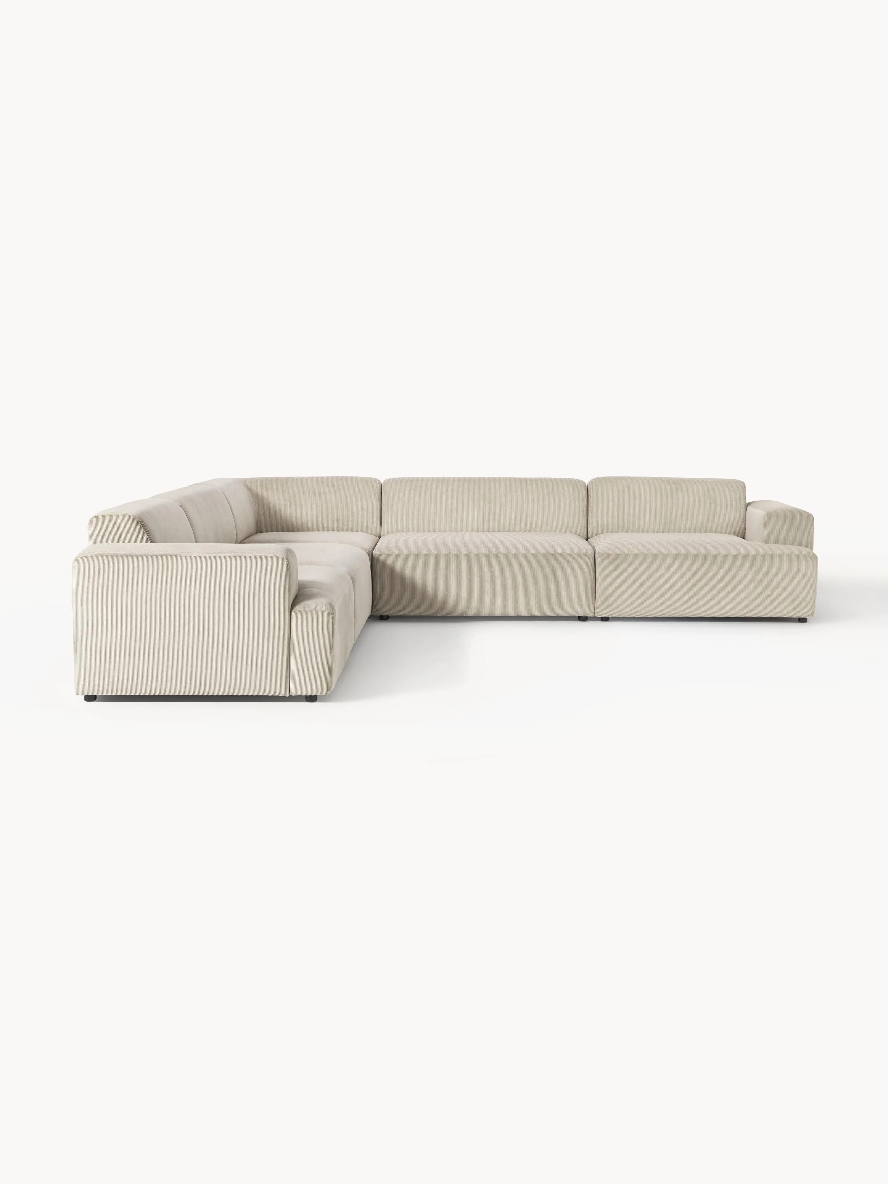 XL hoekbank Melva van corduroy
