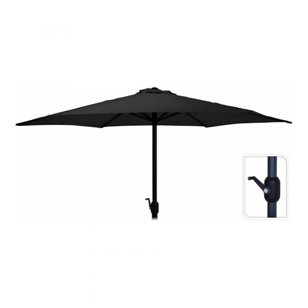 Ambiance Chapéu-de-sol Ø300cm Cinza Antracita 81905