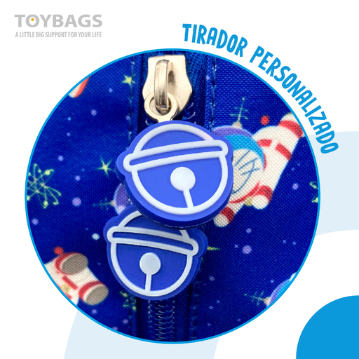 Mochila pré-escolar espacial Doraemon