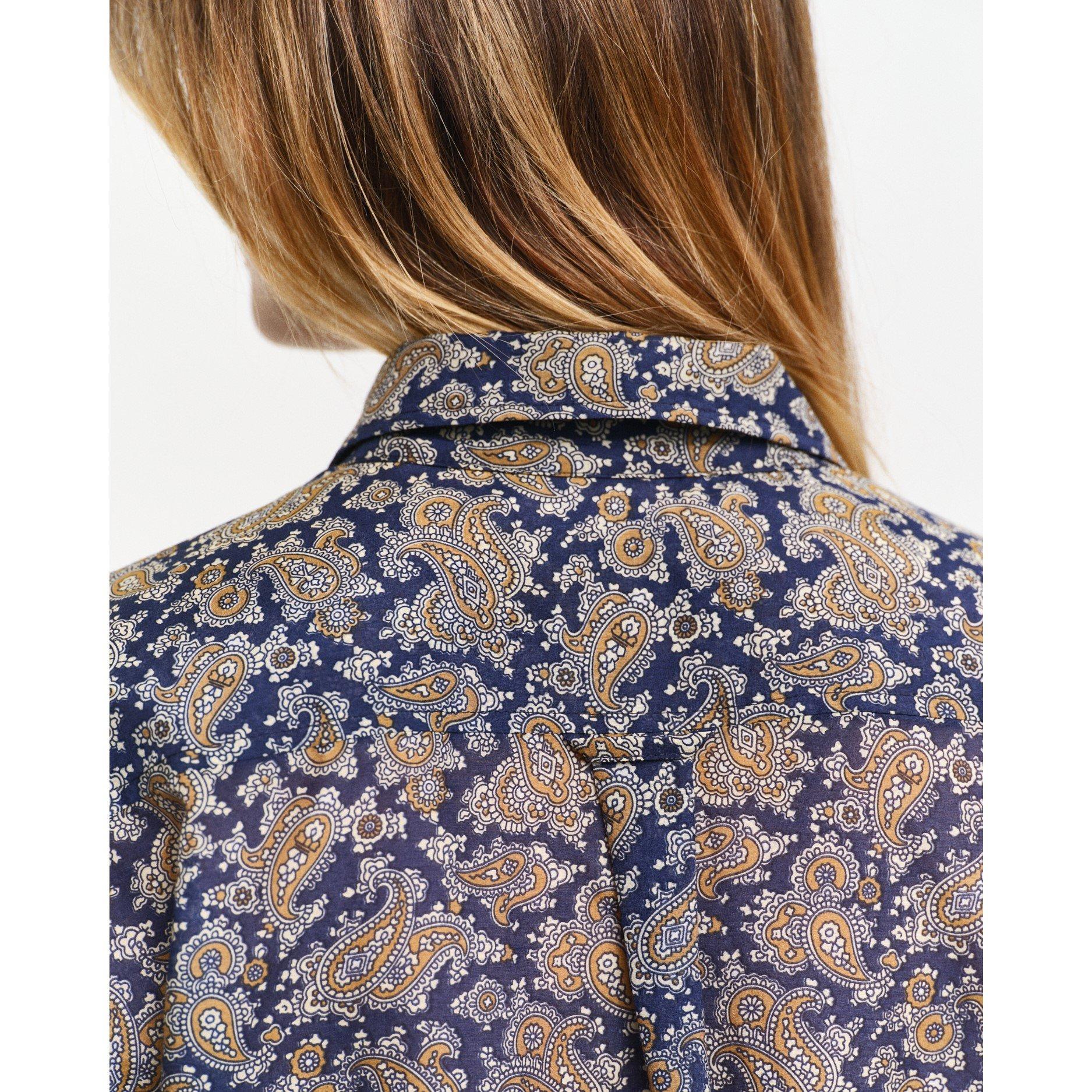 Gant REL PAISLEY COT SILK SHIRT PERSIAN