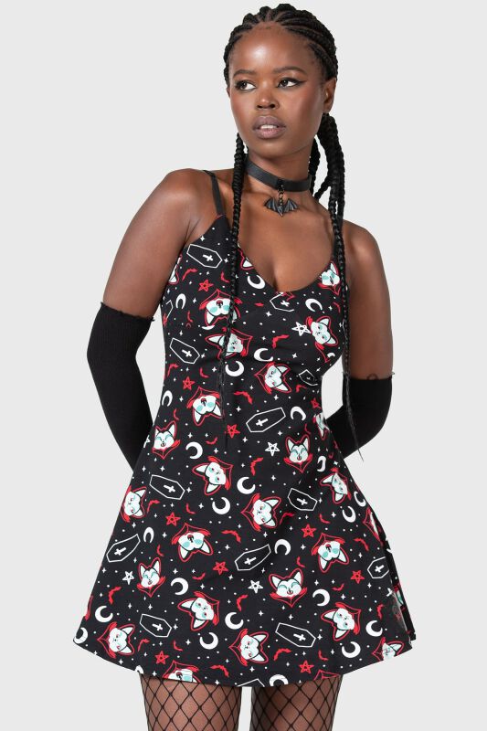 Lil Vampurr Skater Dress | THE VAMPURR by KILLSTAR Robe courte