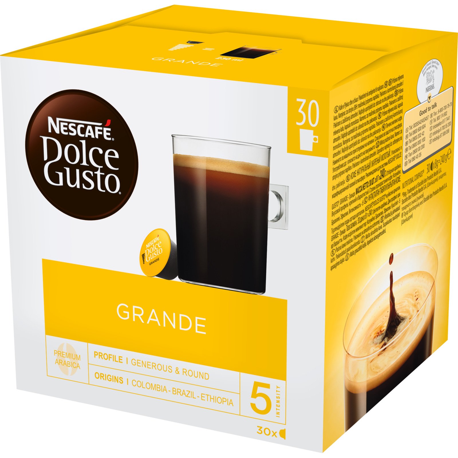 Nescafe Dolce Gusto Grande 30 Kapseln