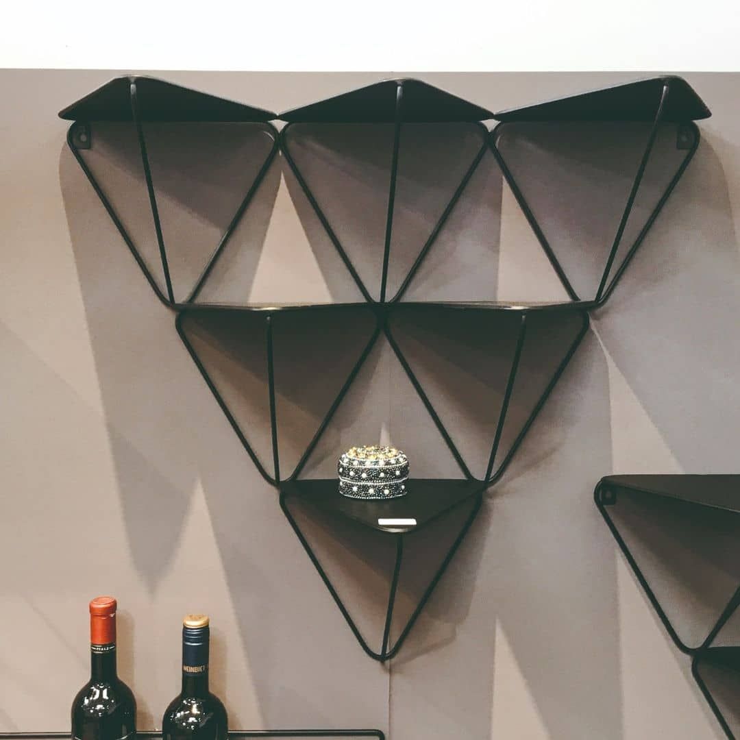 Wandregal ca. 72x63x22 cm