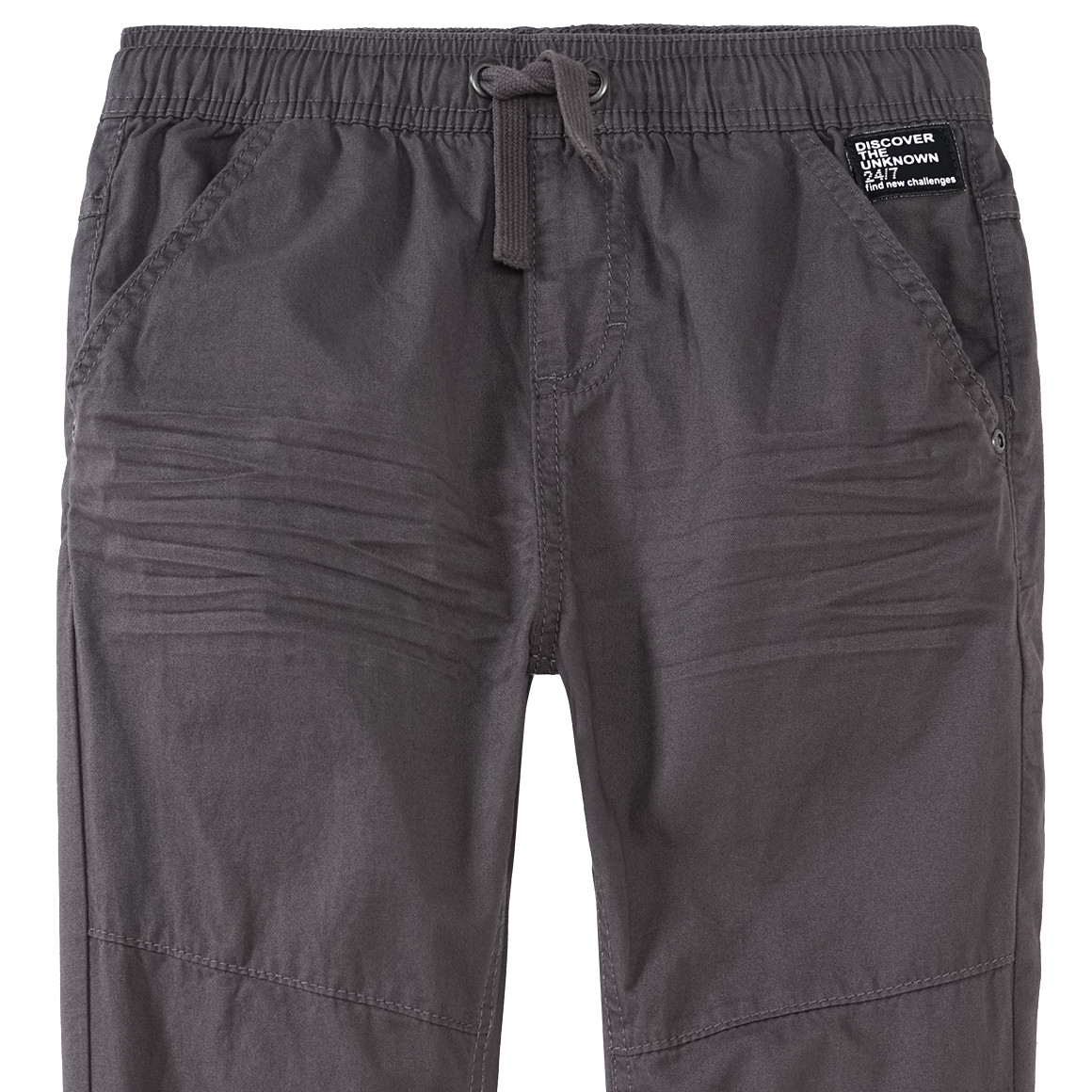 Yigga Jungen Hose mit Tunnelzug dunkelgrau