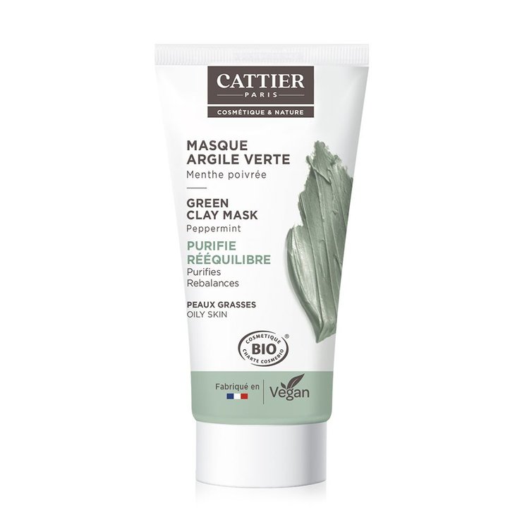 Mini Masque Argile Verte Bio 30ml Cattier
