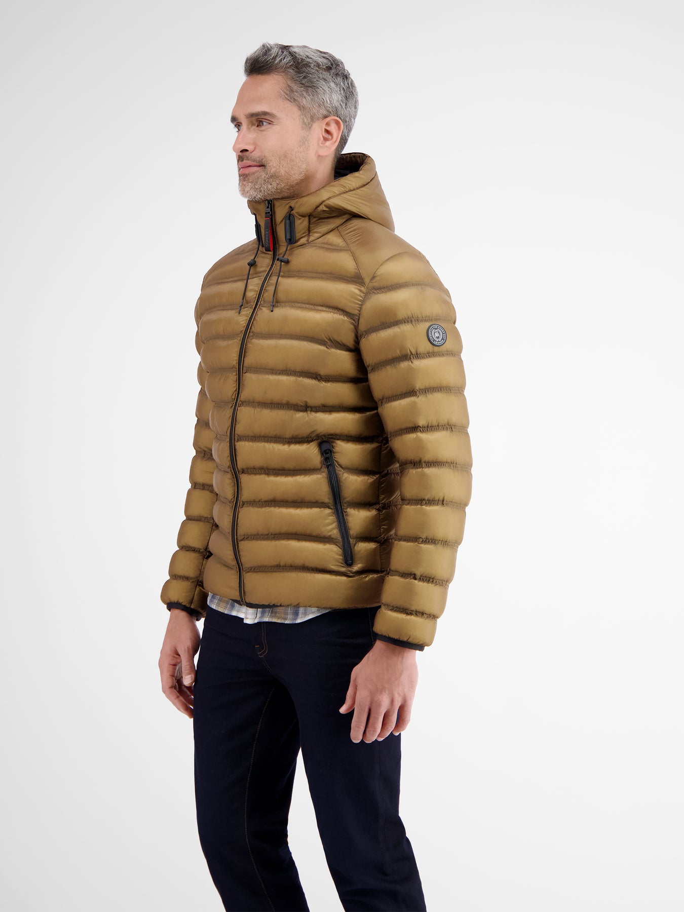 Steppblouson mit Kapuze