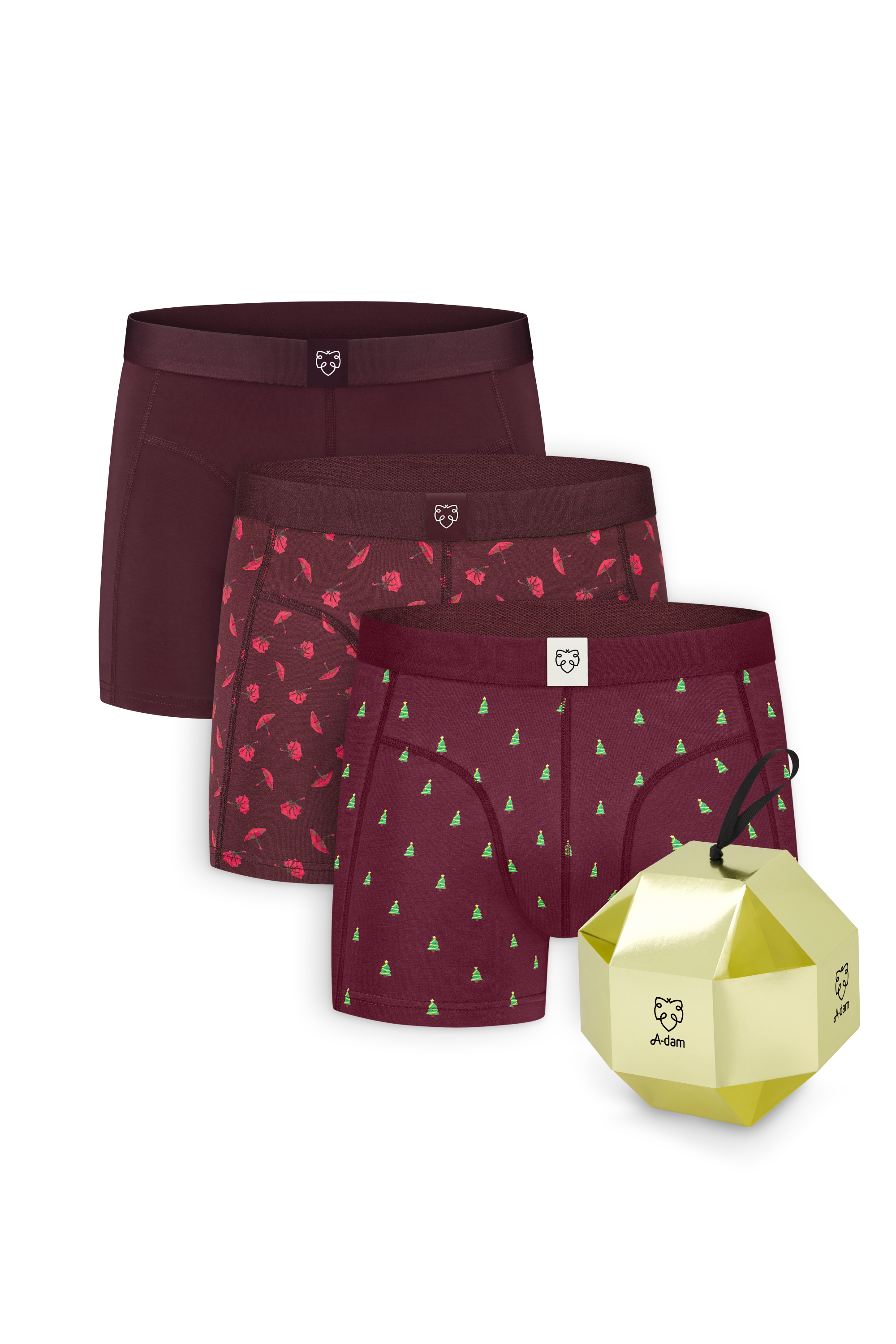 3x Burgundy Pack
