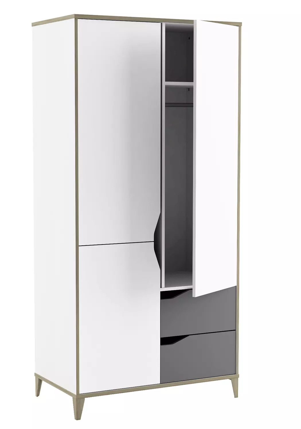 Kleiderschrank Genius 89 x 185 cm