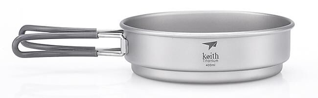 KEITH TITANIUM - SET DE CASSEROLES TITANE 3 PIECES