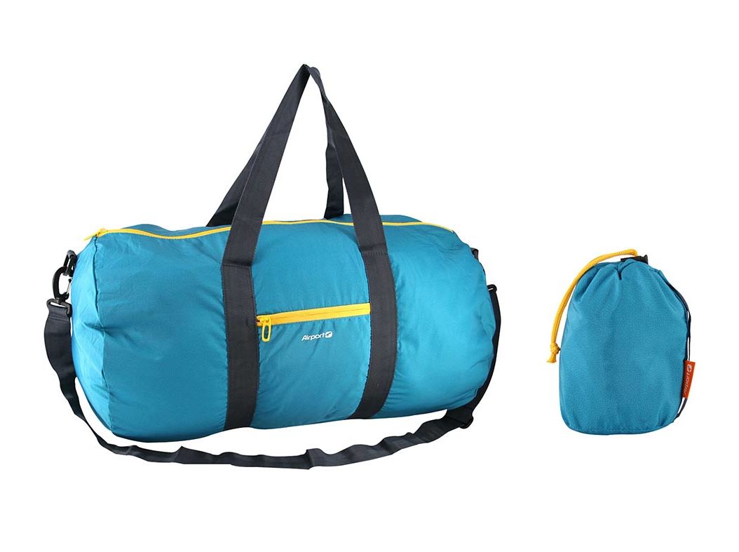 SACO AIRPORT DOBRÁVEL AZUL 35L
