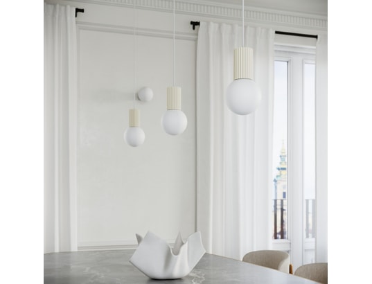 SOLLUX LIGHTING - Lampe à poser halo beige