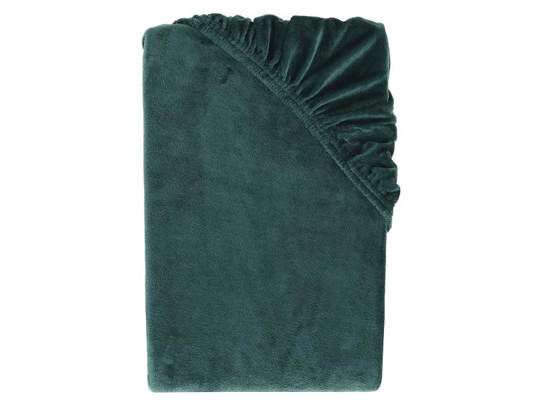 Pluche hoeslaken 180-200 x 200 cm