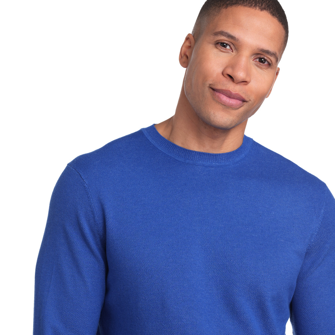 VanVaan Herren Feinstrickpullover unifarben blau