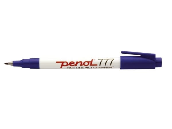 Marker Penol 777 blå (stk.)