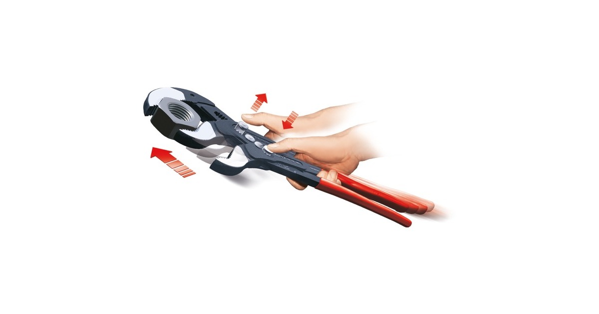 KNIPEXCobra XXL Waterpomptang 8701560 zweedse- / waterpomp-tang  (Rood)