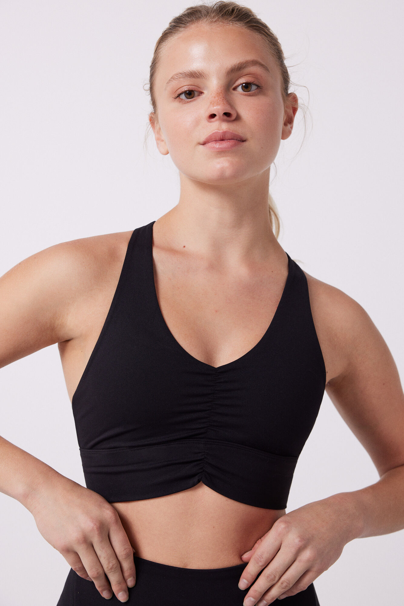 sutiã esportivo preto Soft Move