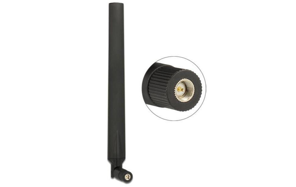 LTE-Antenne SMA SMA 4 dBi RundstrahlSMA, 0 ~ 4 dBi, omnidirektional, drehbar, mit Kippgelenk, weiss