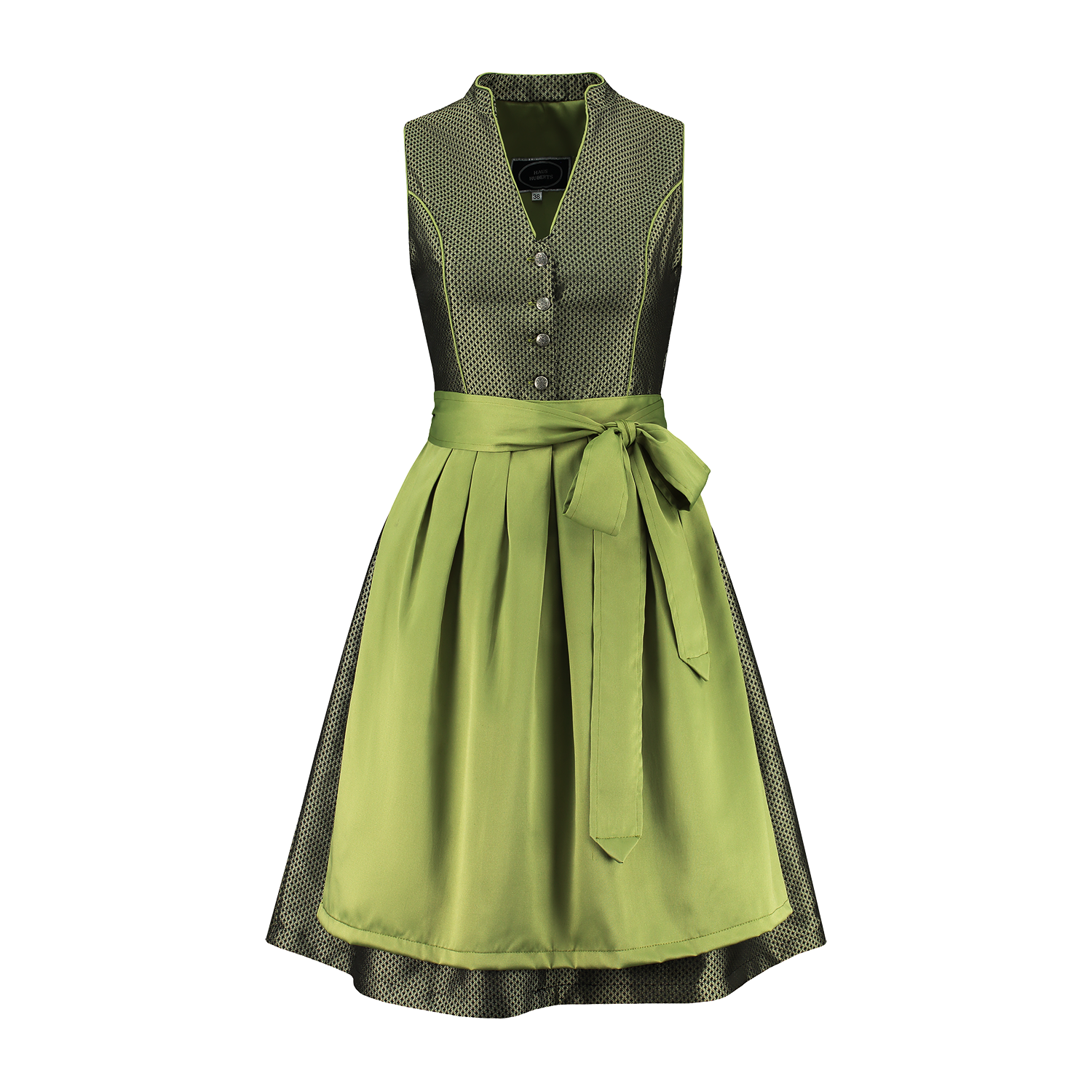 Donkergroene Dirndl Jurk Oktoberfest Dames 2 Delig
