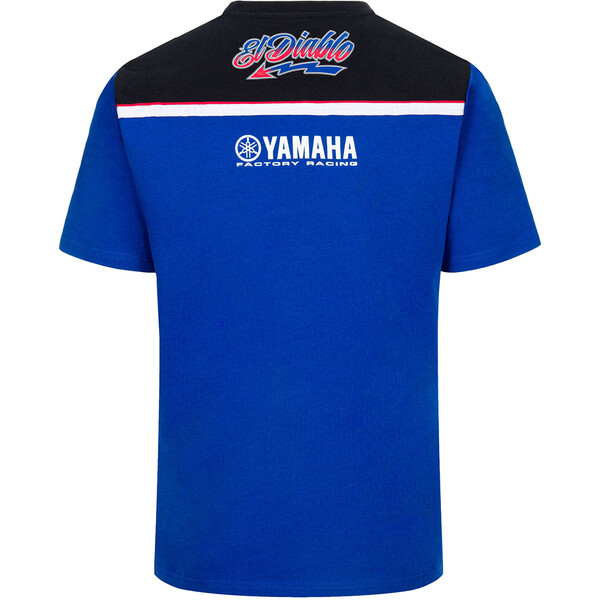 Fabio Quartararo - T-shirt Yamaha Bleu / Noir