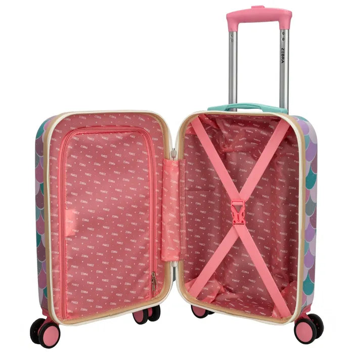 Zebra Trend Kinderkoffer Mint